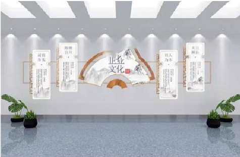 威宁企业文化墙设计的核心要素。