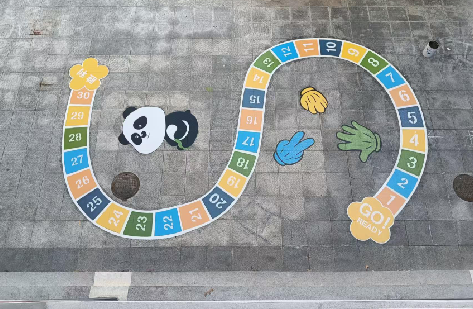 威宁地面游戏彩绘