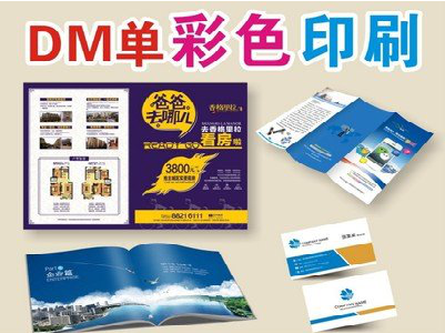威宁单页印刷，色彩搭配简单。